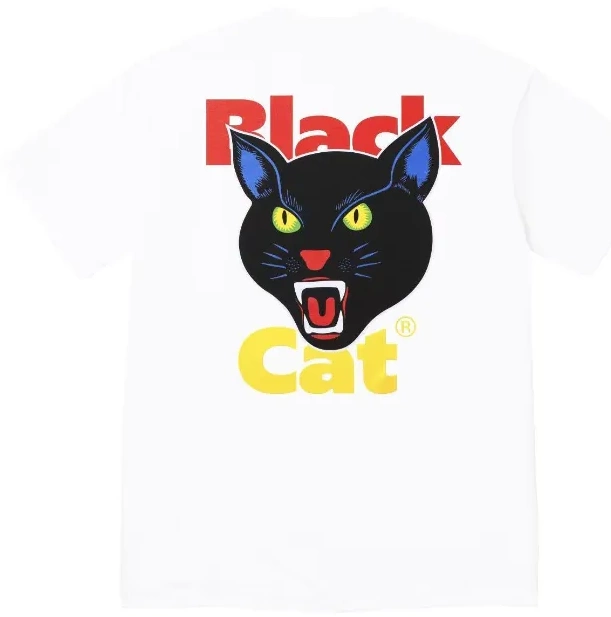 XL Black M White and 24 TEE Black L S BLACK Cat CAT 0827